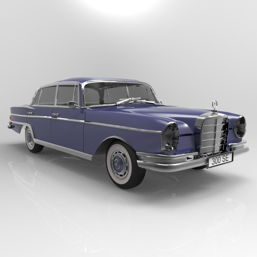 Mercedes 300 SE (for 3D Studio Max) by N/A