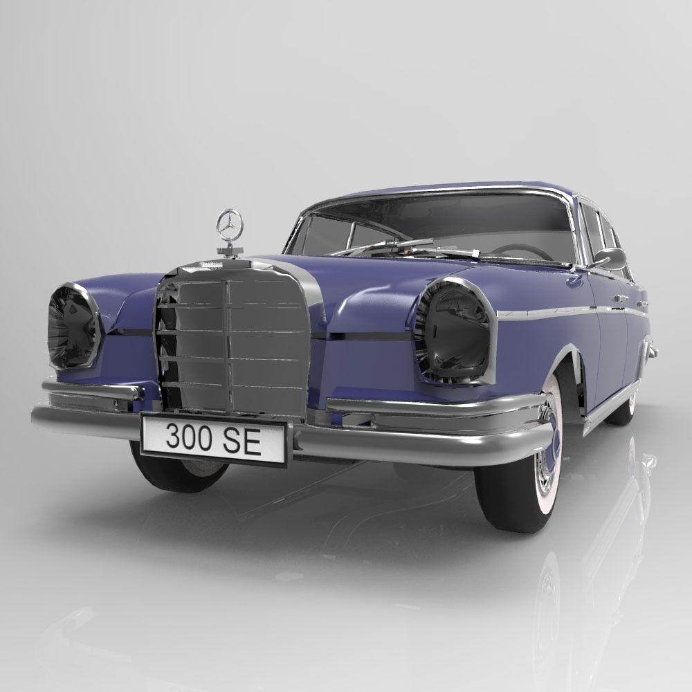 Mercedes 300 SE (for 3D Studio Max) by N/A