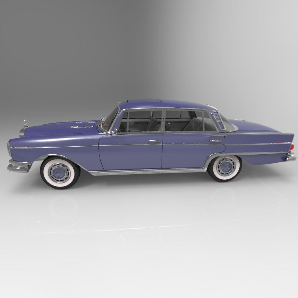 Mercedes 300 SE (for 3D Studio Max) by N/A