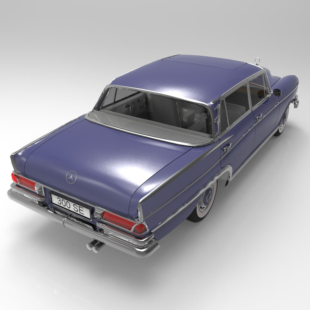 Mercedes 300 SE (for 3D Studio Max) by N/A