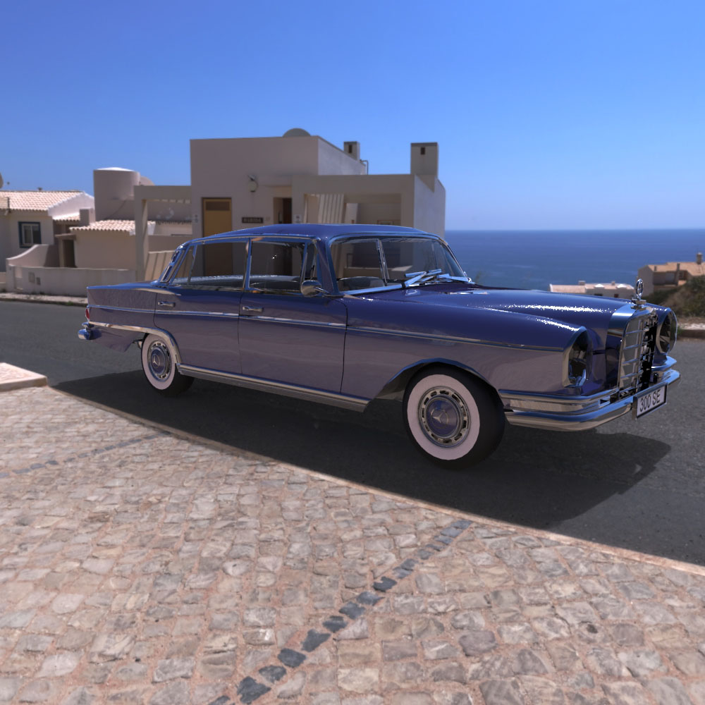 Mercedes 300 SE (for 3D Studio Max) by N/A