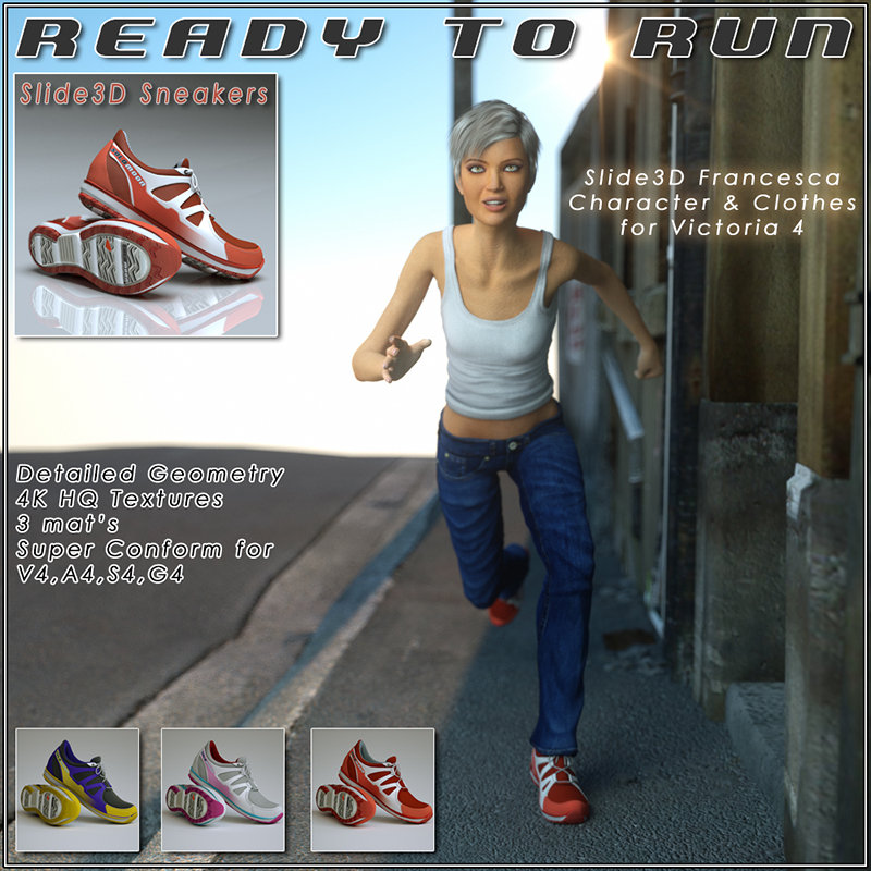 Slide3D Sneakers by N/A