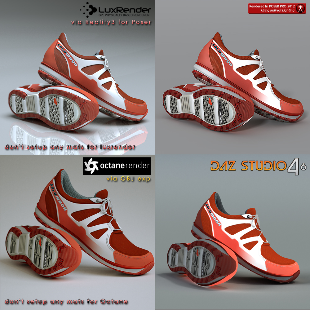 Slide3D Sneakers by N/A