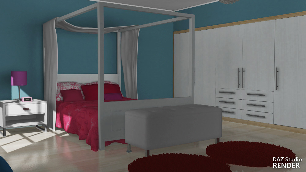 Teen Girls Bedroom by N/A