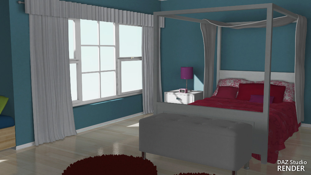 Teen Girls Bedroom by N/A