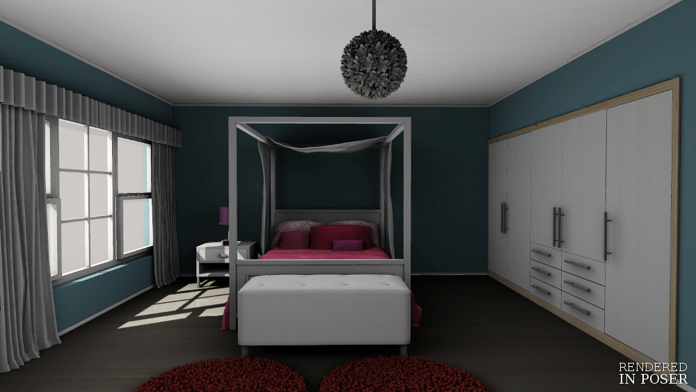 Teen Girls Bedroom by N/A
