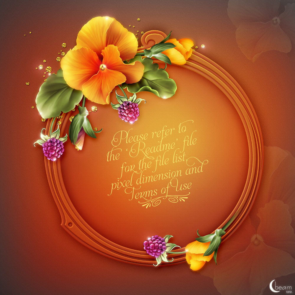 Moonbeam's Summer Pansies by N/A