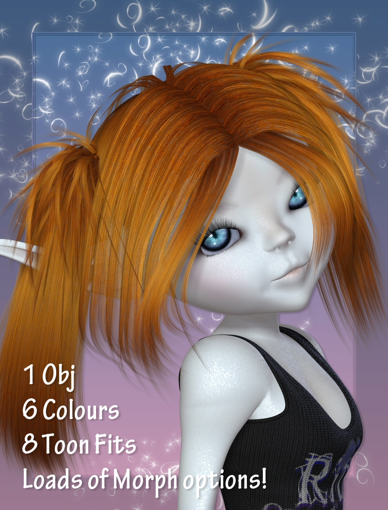 Toon Salon Hair Series-1 by N/A
