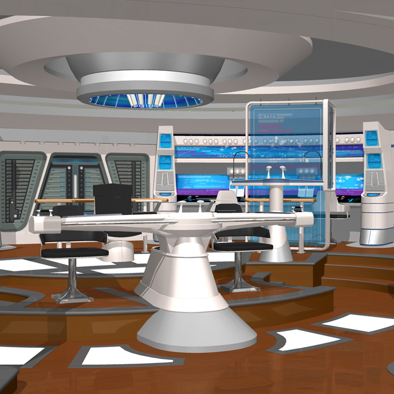 Starship Bridge XI (for Poser) by N/A