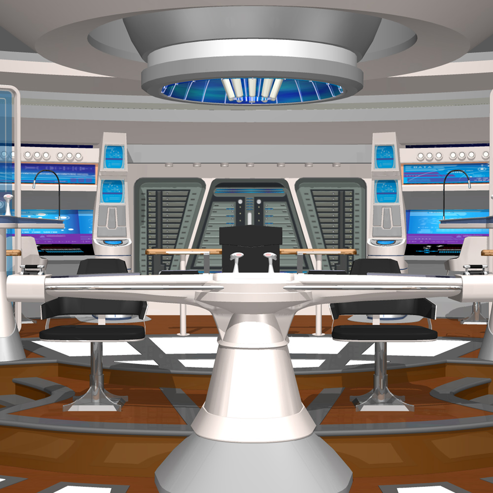 Starship Bridge XI (for Poser) by N/A
