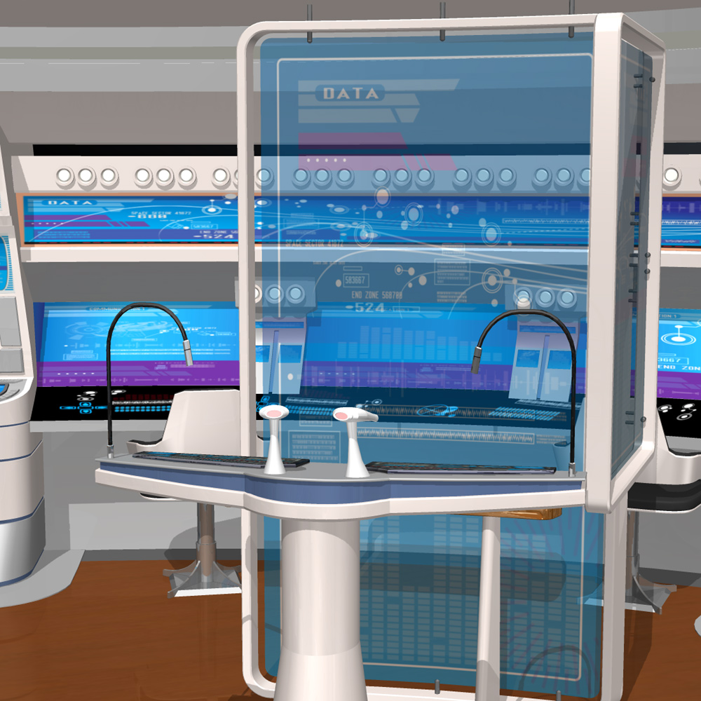 Starship Bridge XI (for Poser) by N/A