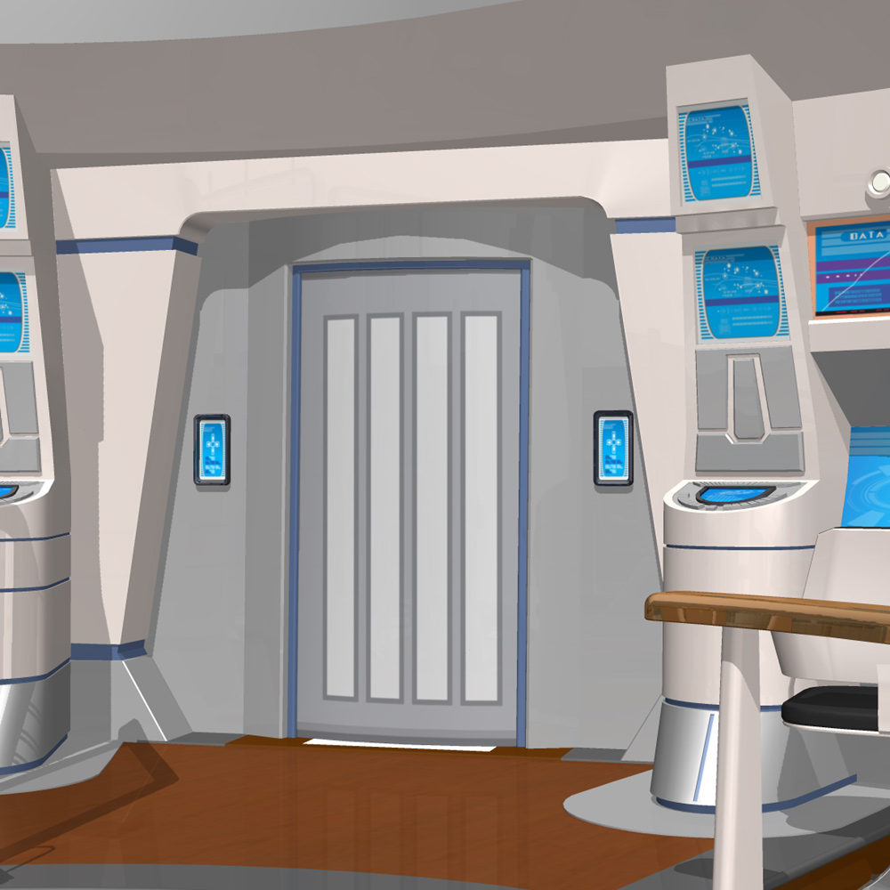 Starship Bridge XI (for Poser) by N/A