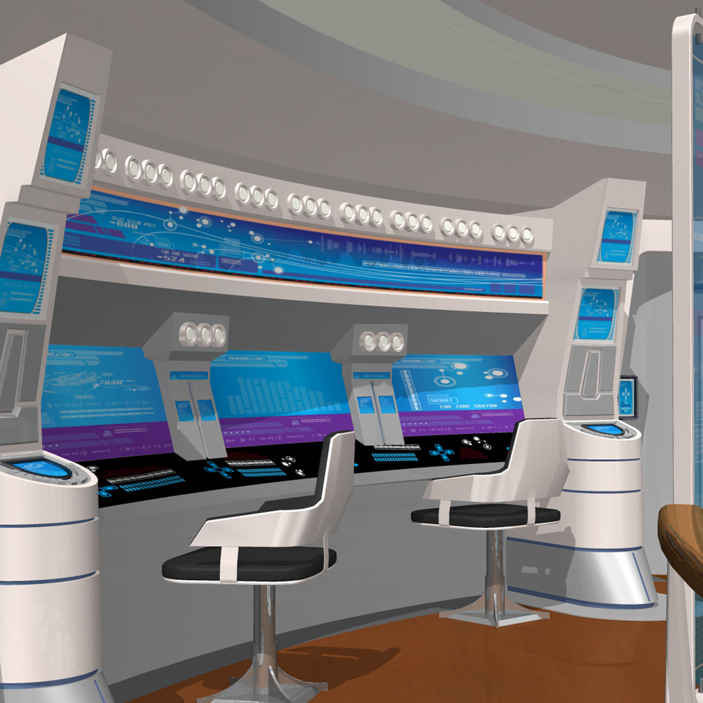 Starship Bridge XI (for Poser) by N/A