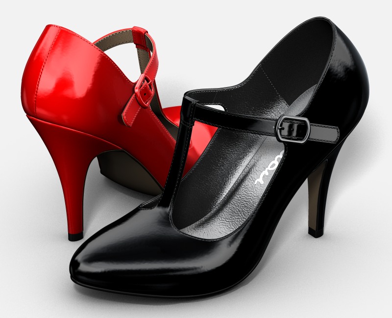 T-Strap Pumps by N/A
