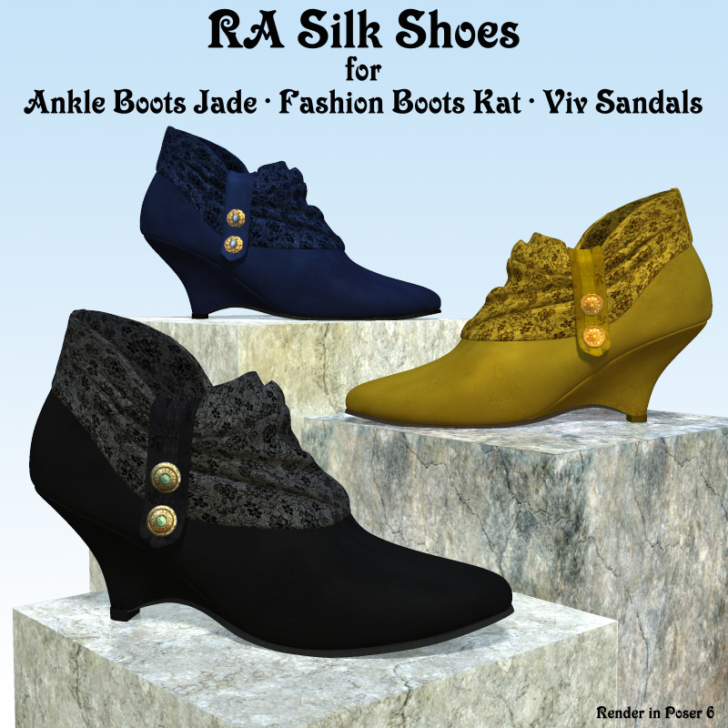 RA Silk Shoes by N/A