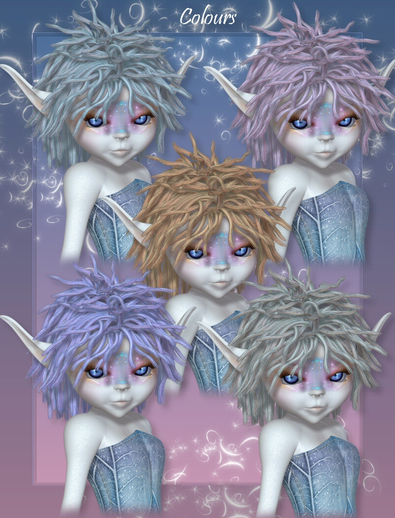 Toon Salon Hair Series 3 by N/A