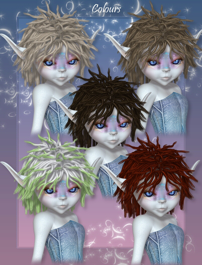 Toon Salon Hair Series 3 by N/A