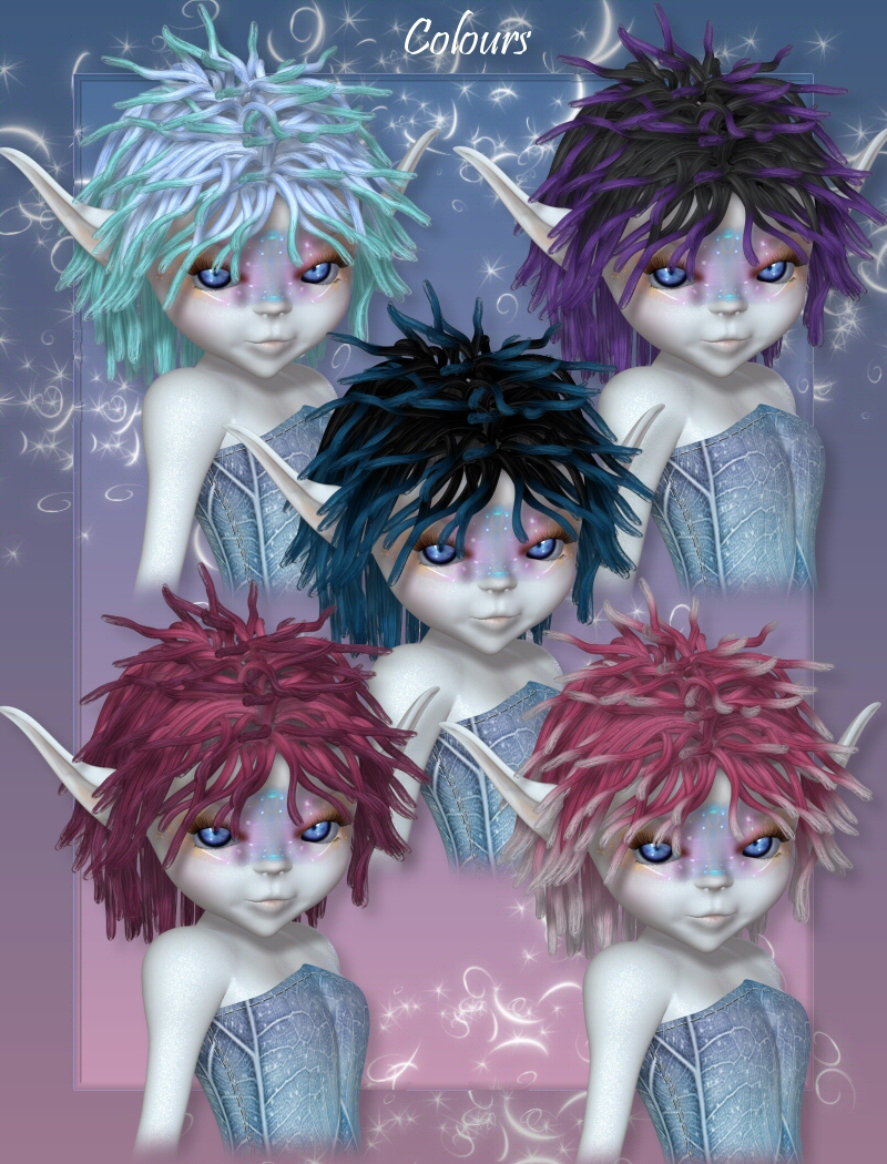Toon Salon Hair Series 3 by N/A