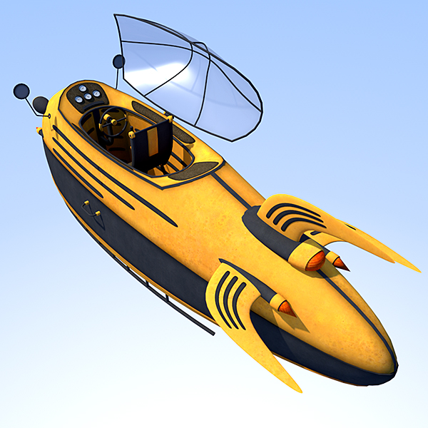 Retro Flying Fish by N/A