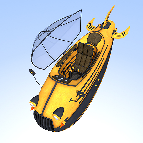 Retro Flying Fish by N/A