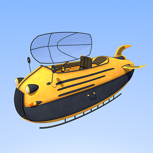 Retro Flying Fish by N/A
