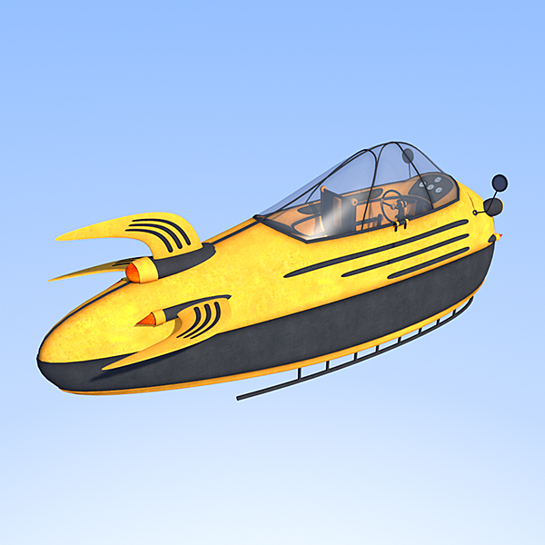 Retro Flying Fish by N/A