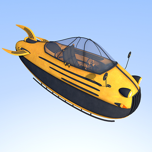 Retro Flying Fish by N/A
