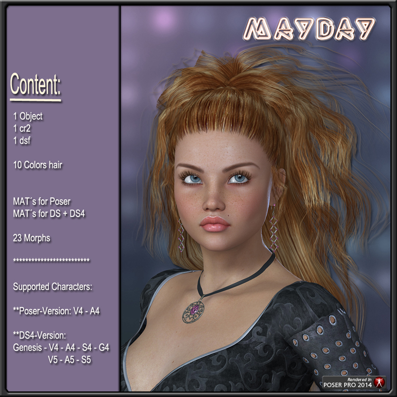 MayDay Hair for V4 and G1 by N/A