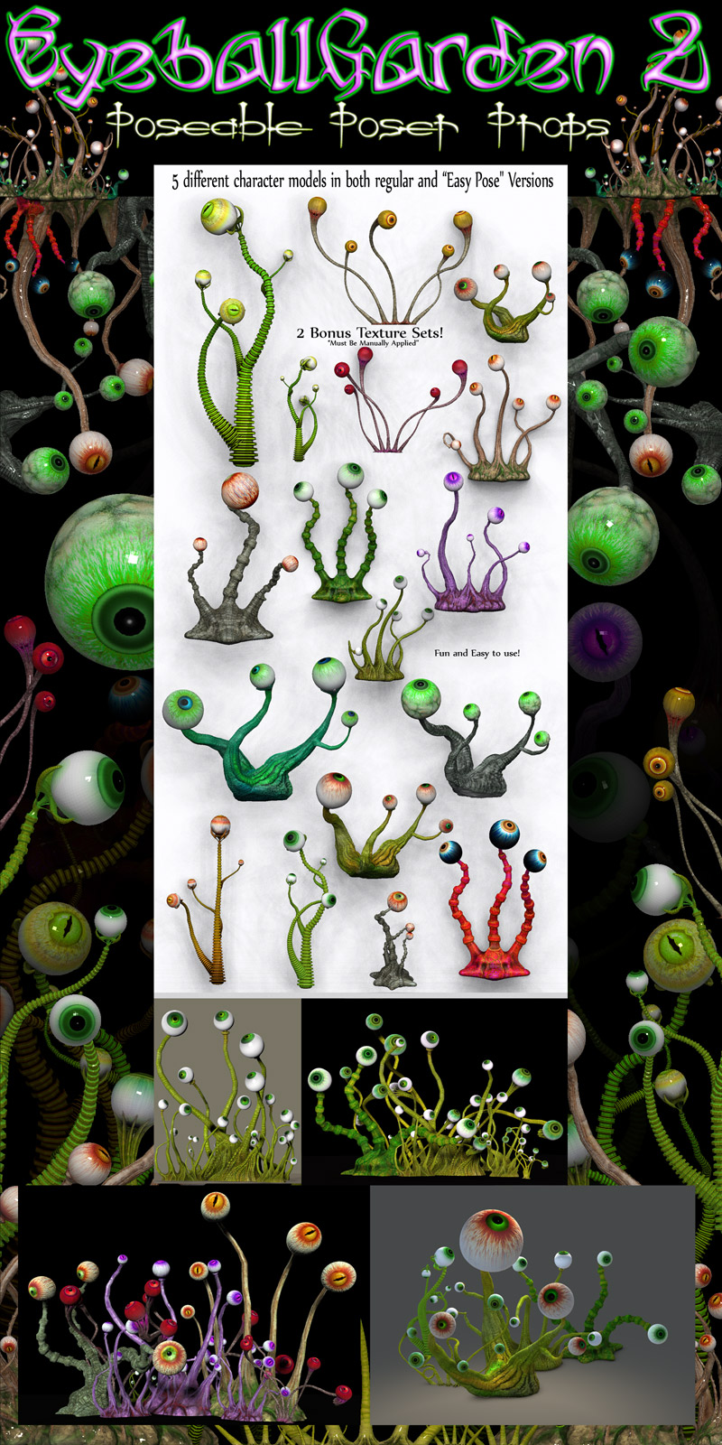 EyeBall Garden 2 Posable by N/A