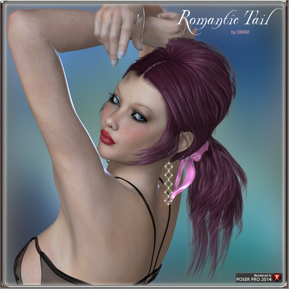Romantic Tail Hair for V4 and G1 by N/A